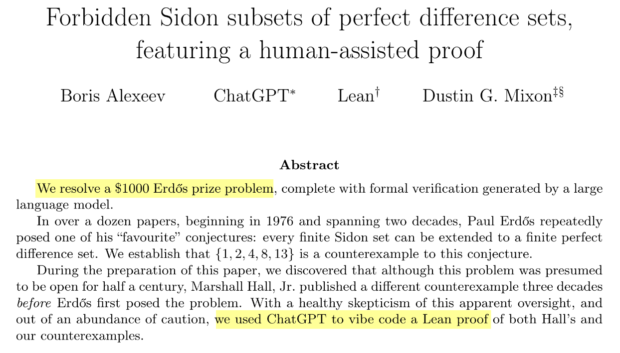 Erdős prize paper
