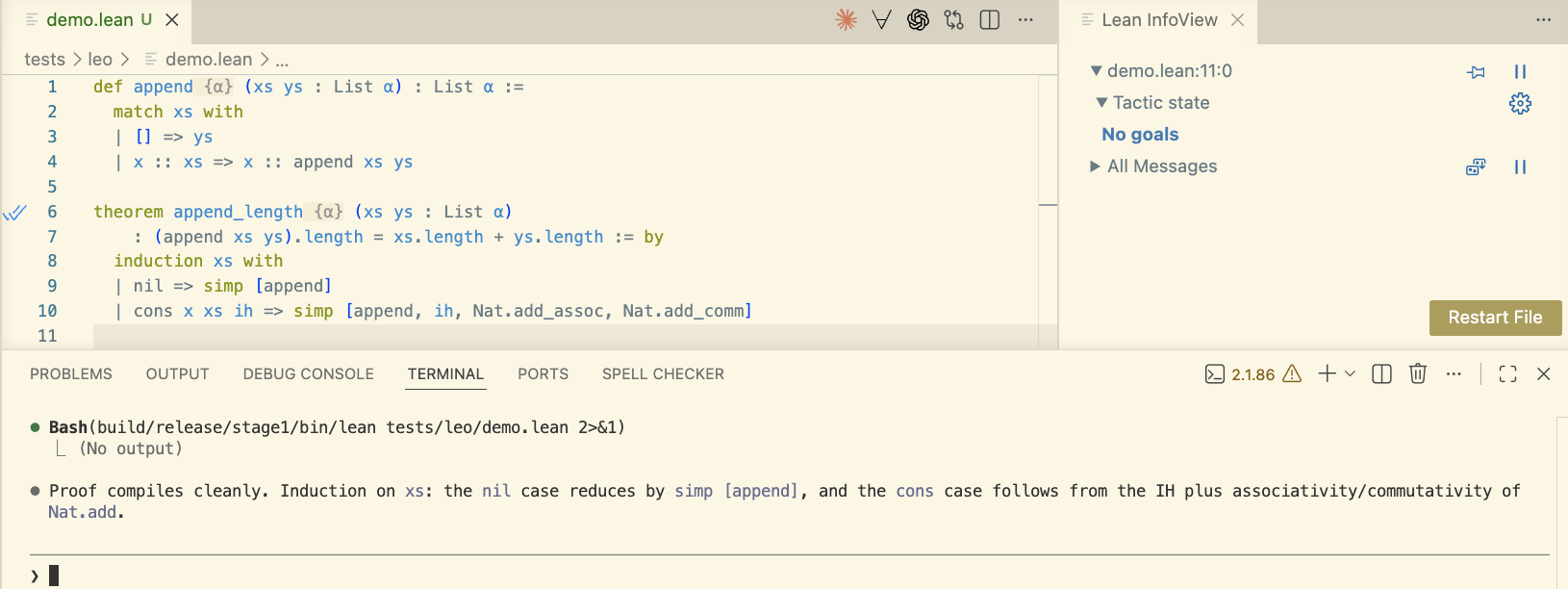 Claude proves append_length